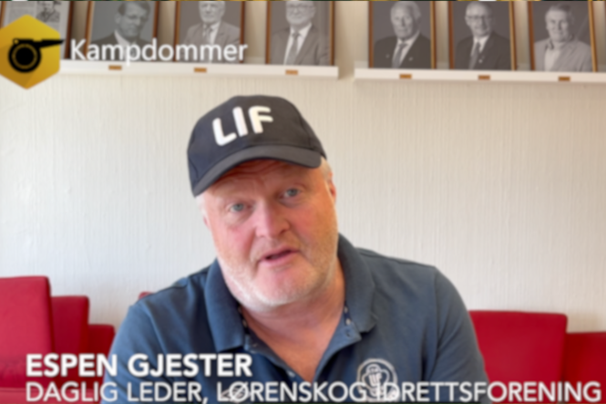 Young Norwegian grassroots referee